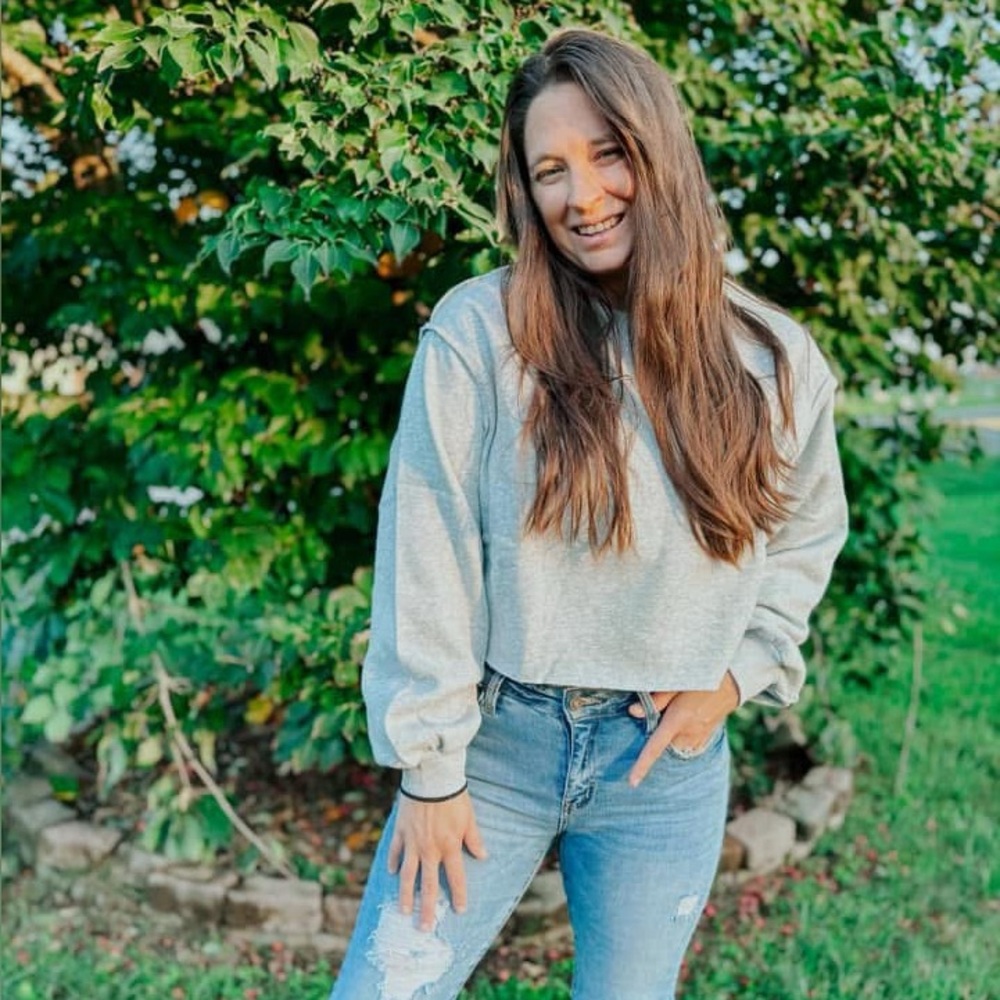 Inside Out Crop Sweater
